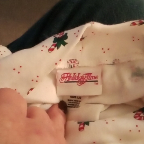 Holiday Time Large Mock Turtleneck Christmas Peppermint Canes - Picture 4 of 4